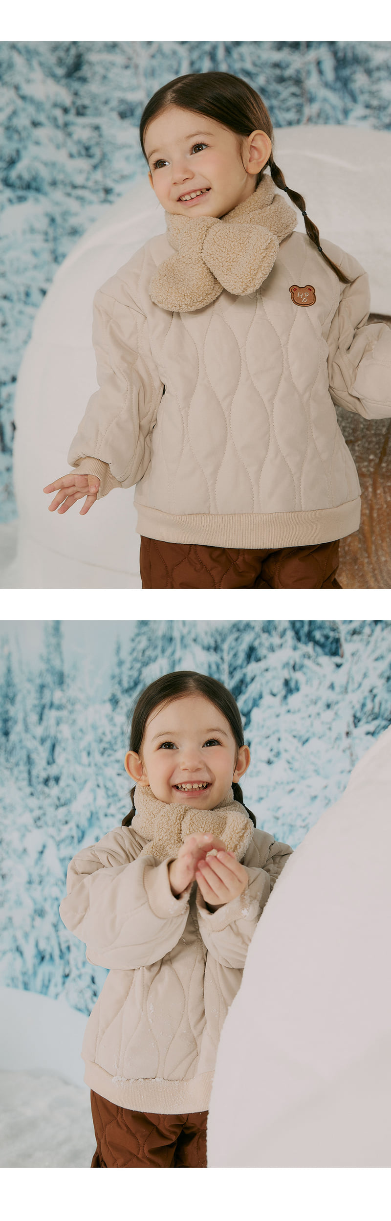 Kids Clara - Korean Baby Fashion - #babyoutfit - Ellado Padded Baby Sweatshirt - 5