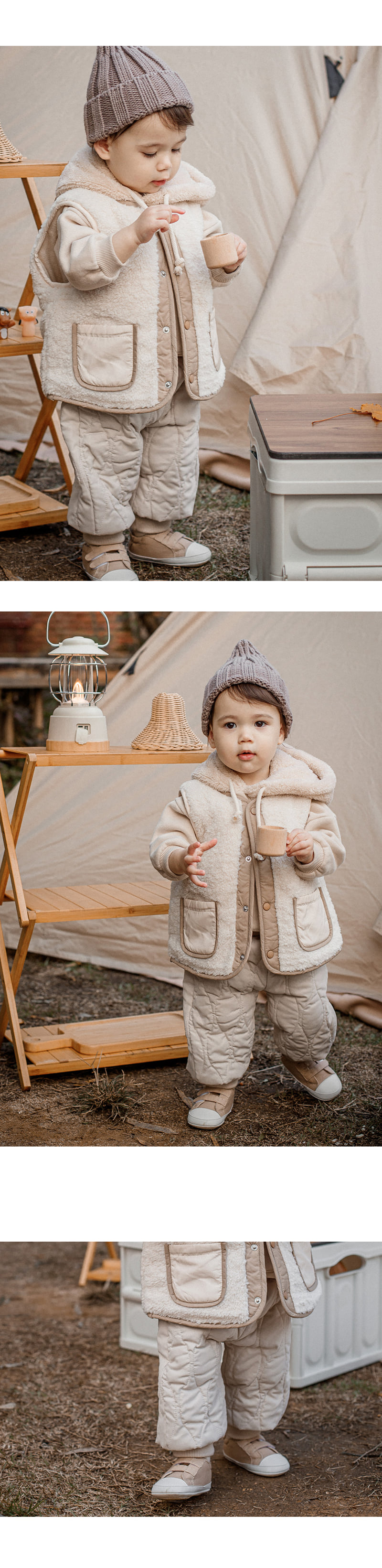 Kids Clara - Korean Baby Fashion - #babywear - Ellado Padded Baby Jogger Pants - 5