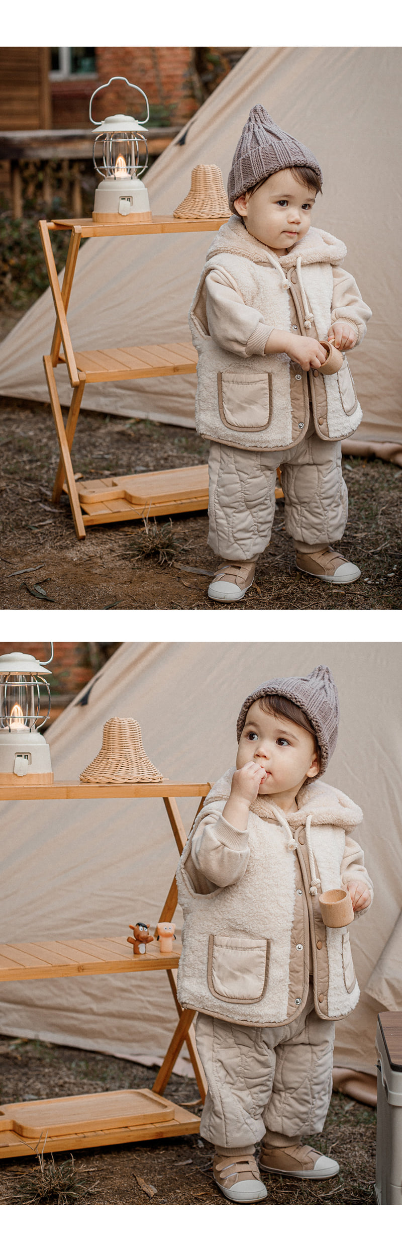 Kids Clara - Korean Baby Fashion - #onlinebabyboutique - Ellado Padded Baby Jogger Pants - 6
