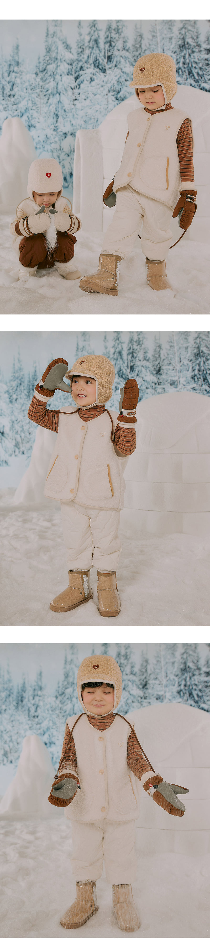 Kids Clara - Korean Baby Fashion - #onlinebabyboutique - Sona Padded Baby Snow Pants - 3