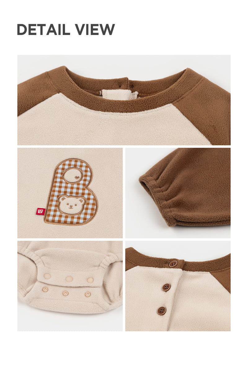 Kids Clara - Korean Baby Fashion - #smilingbaby - Rodu Fleece Lined Bodysuit - 5