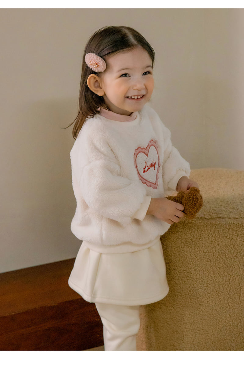 Kids Clara - Korean Baby Fashion - #onlinebabyshop - Lovely Fleece Baby Leggings Skirt - 4