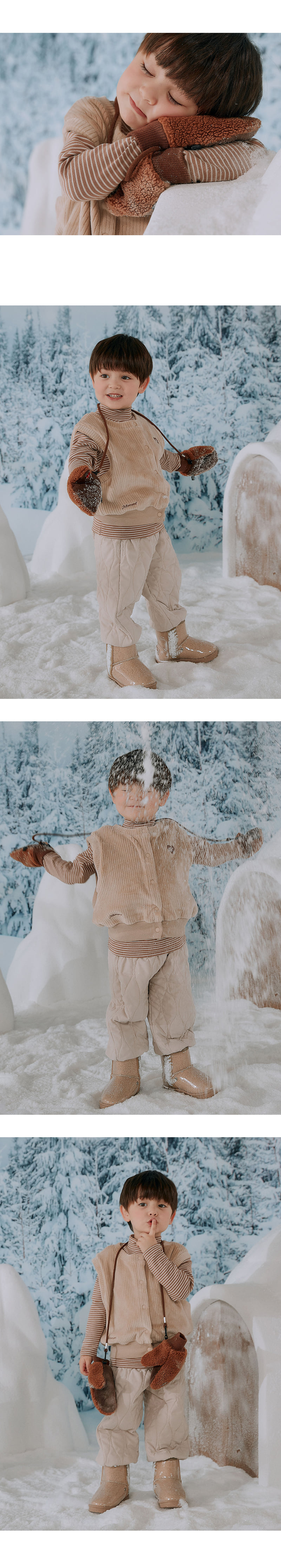 Kids Clara - Korean Children Fashion - #minifashionista - Boychi Fleece Mittens - 6