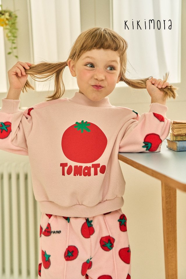 Kikimora - Korean Baby Fashion - #babyboutique - Tomato Sweatshirt - 5