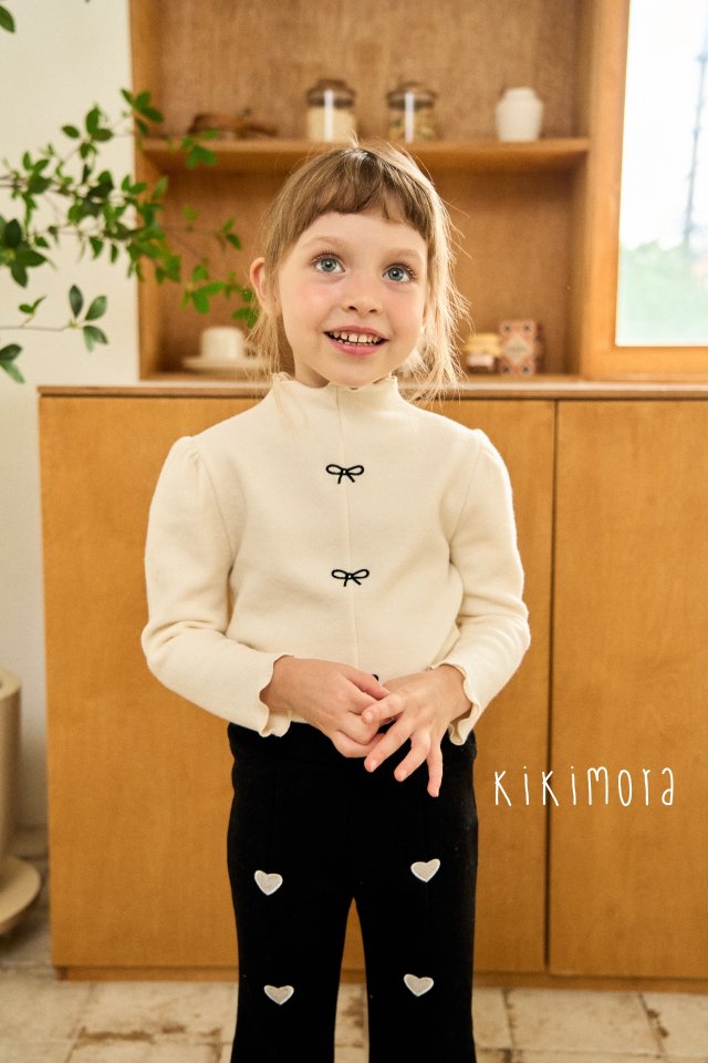 Kikimora - Korean Baby Fashion - #onlinebabyshop - Choco Ribbon Tee (Winter) - 4