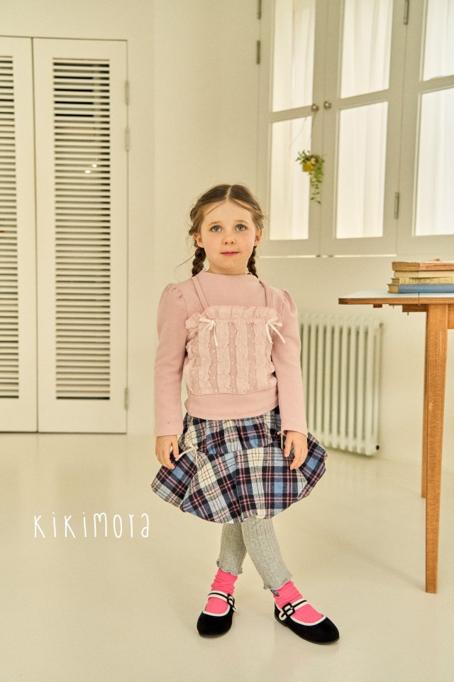 Kikimora - Korean Baby Fashion - #babyboutique - Check Balloon Skirt - 6