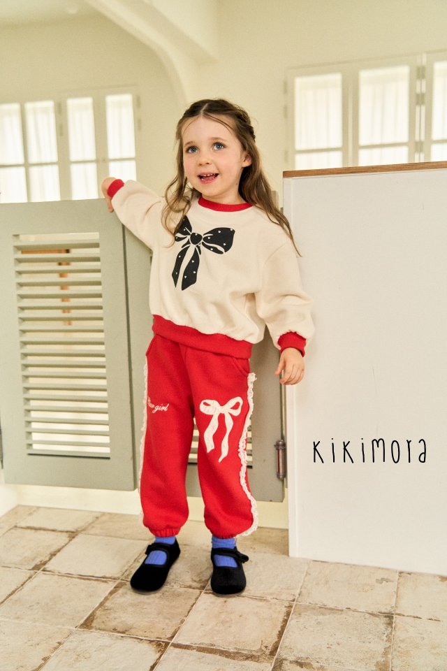 Kikimora - Korean Baby Fashion - #babyboutique - Love Pop Ribbon Sweatshirt - 4