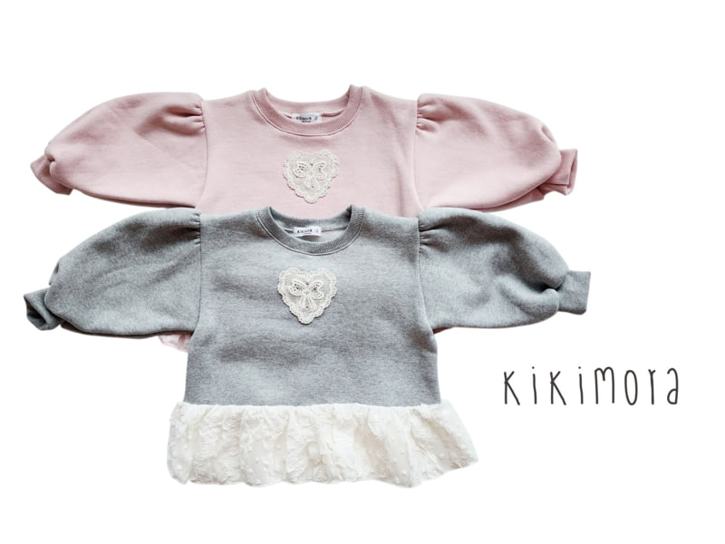 Kikimora - Korean Baby Fashion - #babyboutiqueclothing - French Lace Sweatshirt - 12