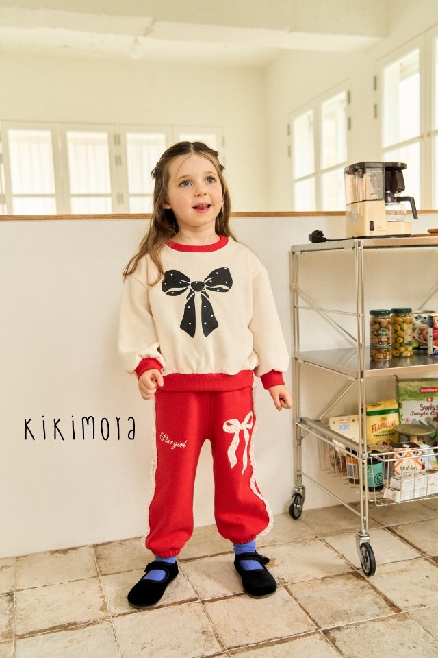 Kikimora - Korean Baby Fashion - #babyclothing - Love Pop Ribbon Sweatshirt - 5