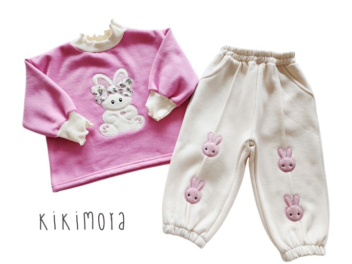 Kikimora - Korean Baby Fashion - #babyboutiqueclothing - Fluffy Bunny Jogger Pants - 4
