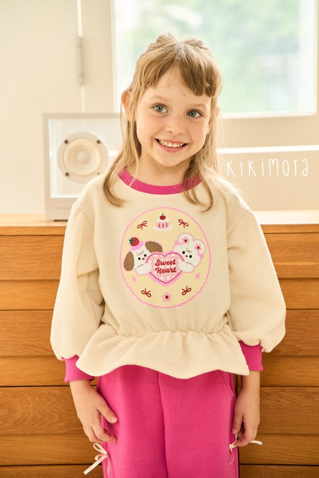 Kikimora - Korean Baby Fashion - #babyclothing - Sweet Bunny Sweatshirt