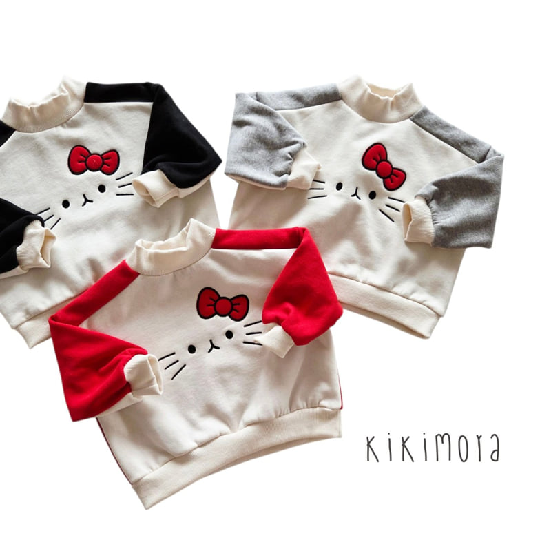 Kikimora - Korean Baby Fashion - #babyclothing - Hello Cat Sweatshirt - 12