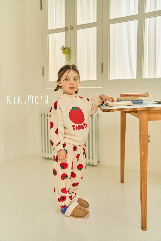 Kikimora - Korean Baby Fashion - #babyfashion - Fleece Tomato Jogger Pants - 7