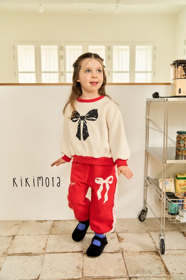 Kikimora - Korean Baby Fashion - #babyfashion - Love Pop Ribbon Sweatshirt - 6