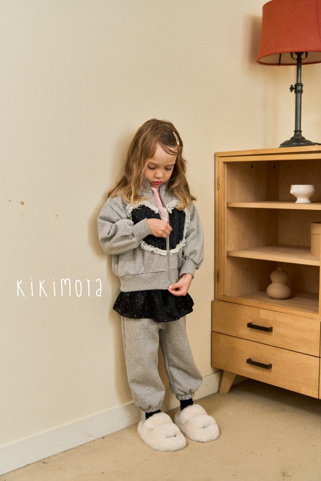 Kikimora - Korean Baby Fashion - #babyfashion - Romantic Heart Zip-up - 7