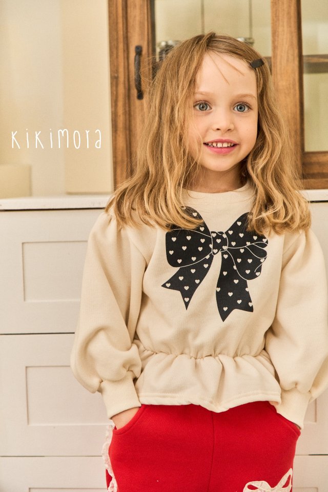 Kikimora - Korean Baby Fashion - #babyfashion - Star Ribbon Sweatshirt - 3