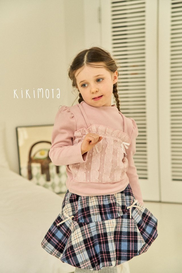 Kikimora - Korean Baby Fashion - #babyfashion - Check Balloon Skirt - 9