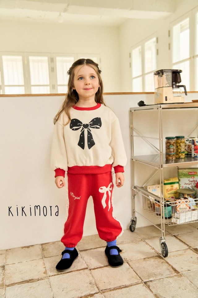 Kikimora - Korean Baby Fashion - #babyfever - Love Pop Ribbon Sweatshirt - 7