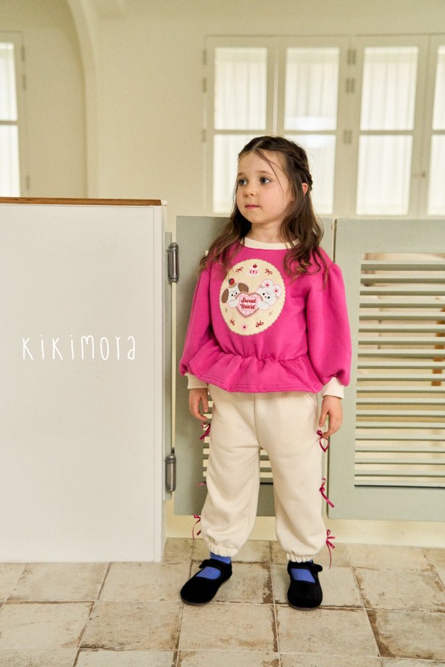 Kikimora - Korean Baby Fashion - #babyfashion - Cotton Ribbon Jogger Pants - 4
