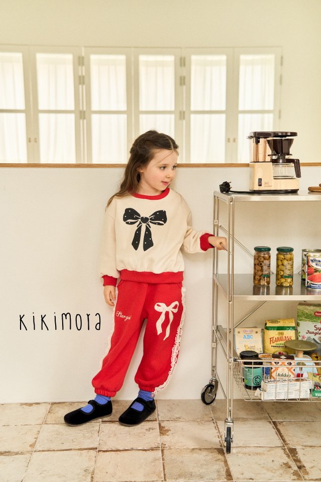 Kikimora - Korean Baby Fashion - #babygirlfashion - Love Pop Ribbon Sweatshirt - 8