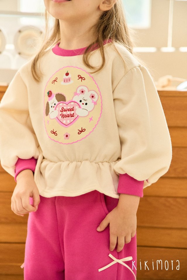 Kikimora - Korean Baby Fashion - #babyfever - Sweet Bunny Sweatshirt - 4