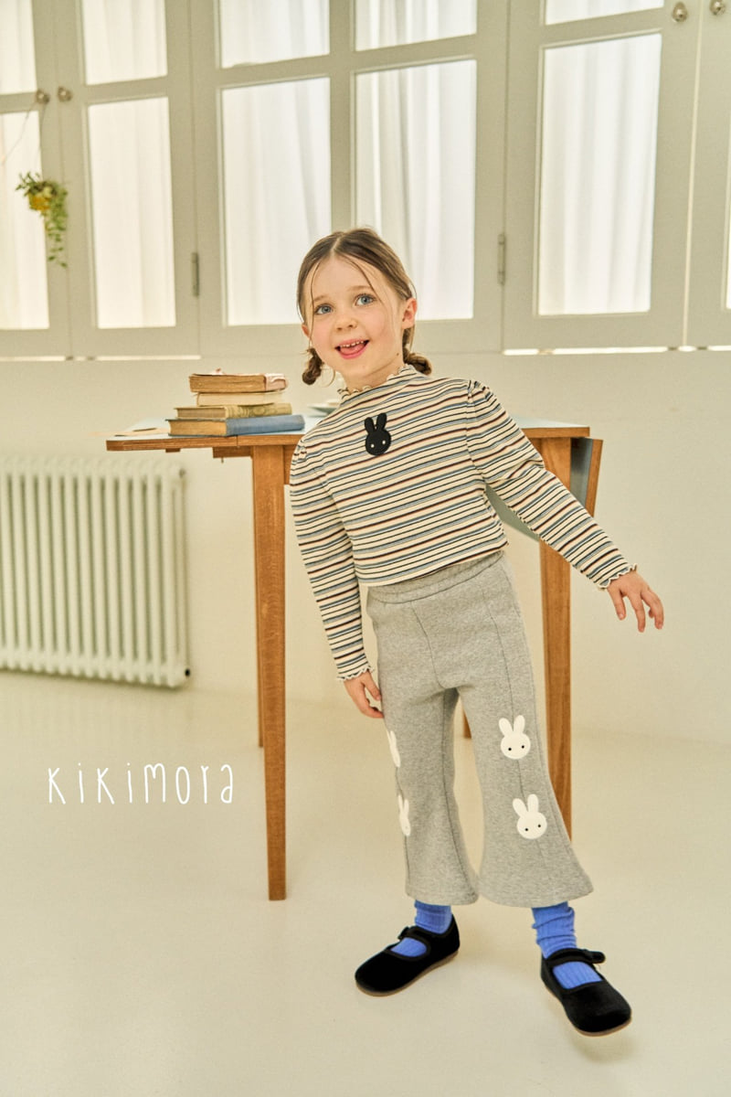 Kikimora - Korean Baby Fashion - #babylifestyle - Snow Rabbit Bootcut Pants - 12