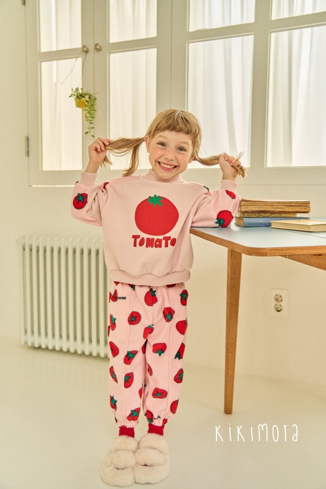 Kikimora - Korean Baby Fashion - #babylifestyle - Fleece Tomato Jogger Pants - 10