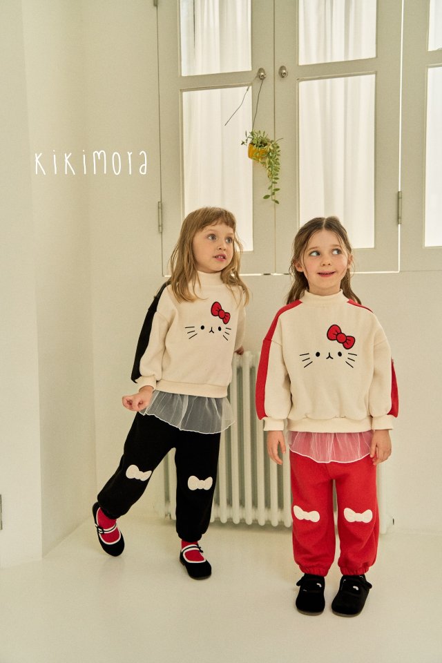 Kikimora - Korean Baby Fashion - #babylifestyle - Hello Cat Sweatshirt