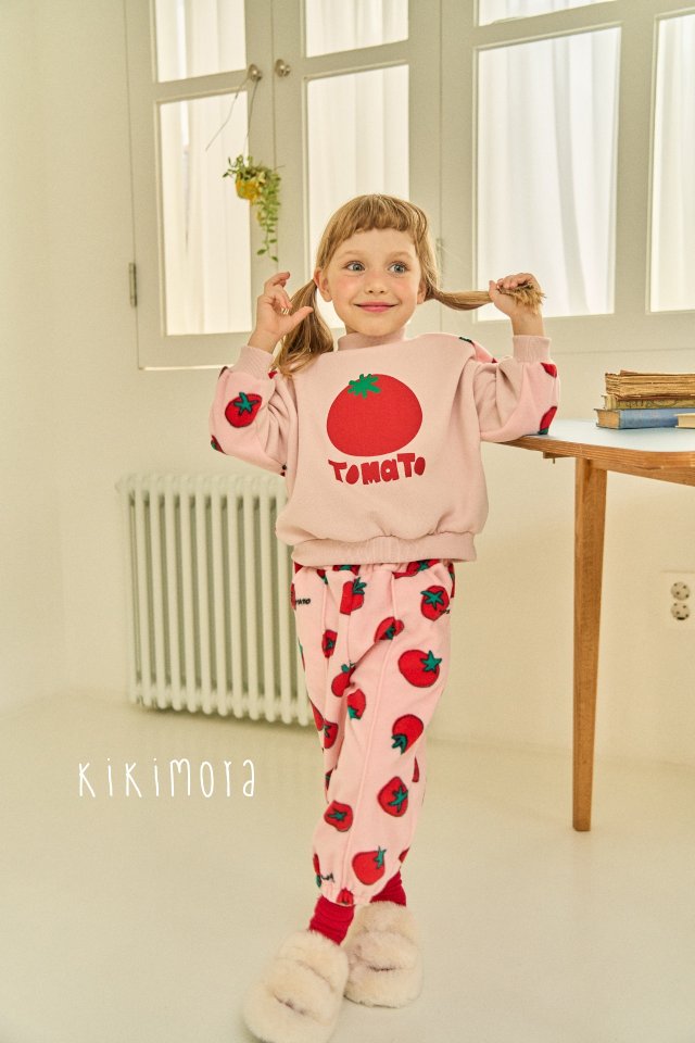 Kikimora - Korean Baby Fashion - #babyoninstagram - Fleece Tomato Jogger Pants - 11