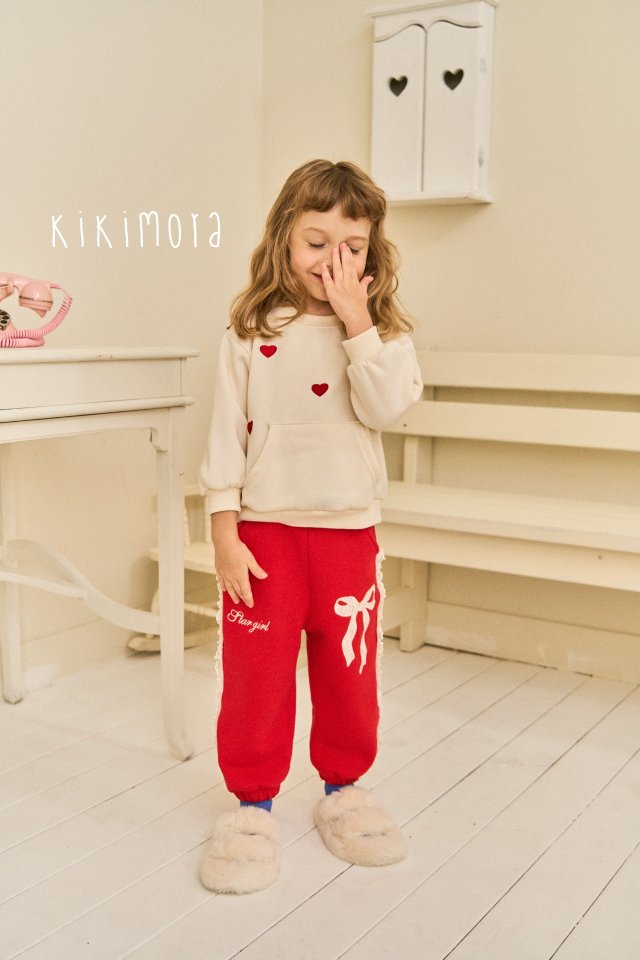 Kikimora - Korean Baby Fashion - #babylifestyle - Heart Love Sweatshirt - 4