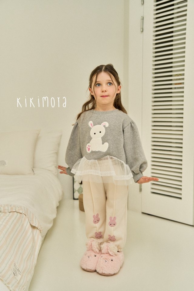 Kikimora - Korean Baby Fashion - #babyootd - Fluffy Bunny Jogger Pants - 10