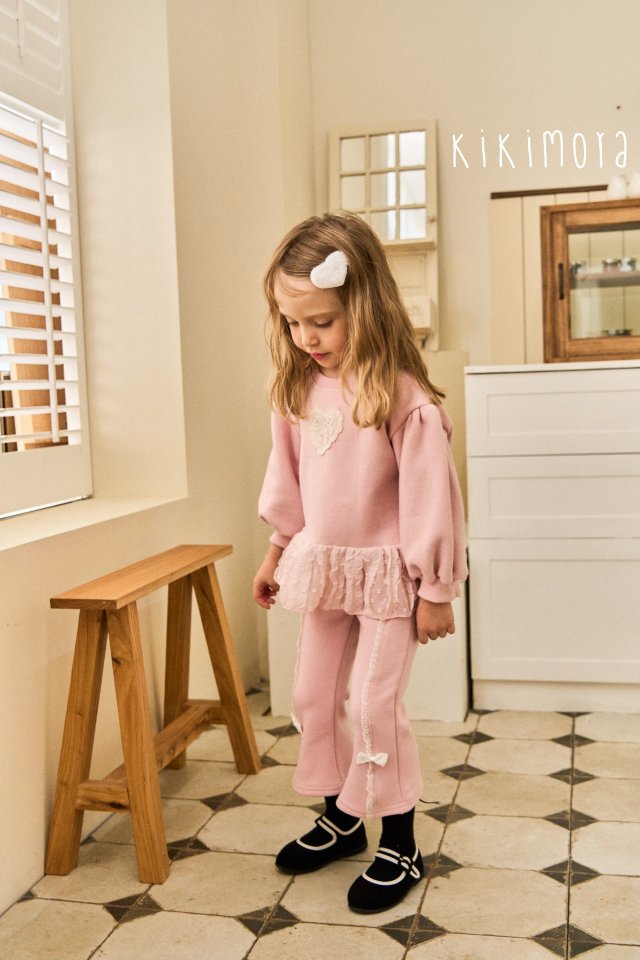 Kikimora - Korean Baby Fashion - #babyoninstagram - French Lace Sweatshirt - 4
