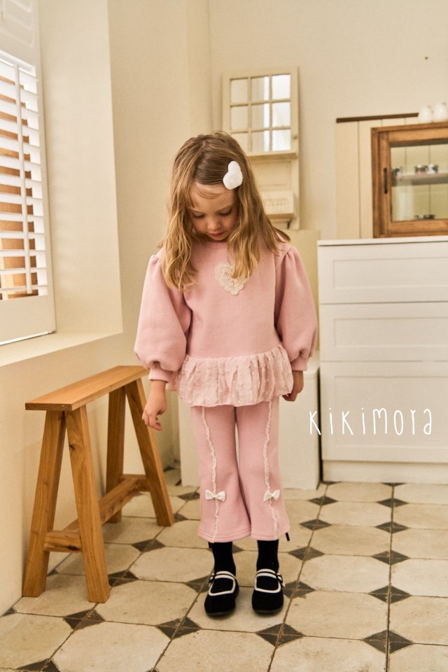 Kikimora - Korean Baby Fashion - #babyootd - Petit Lace Bootcut Pants - 3
