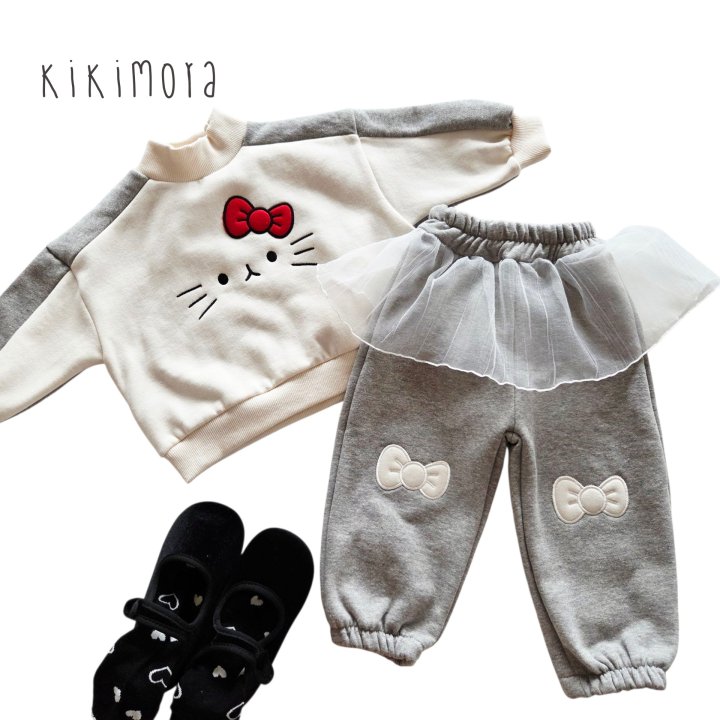 Kikimora - Korean Baby Fashion - #babyoninstagram - Ruby Ribbon Tulle Jogger Pants - 4