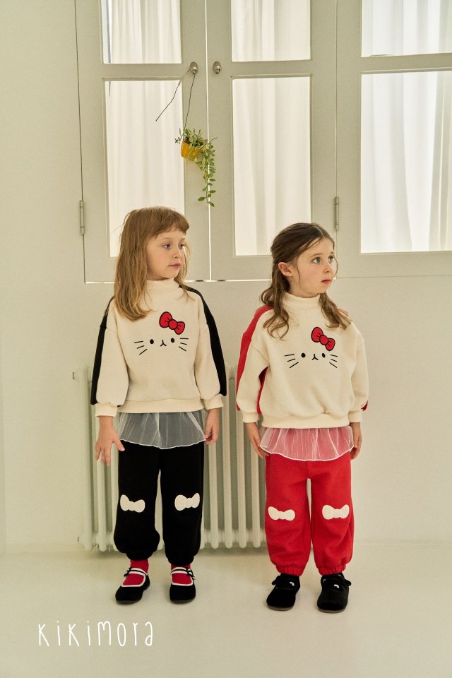 Kikimora - Korean Baby Fashion - #babyootd - Hello Cat Sweatshirt - 3