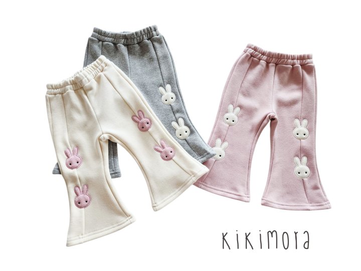 Kikimora - Korean Baby Fashion - #babyoutfit - Snow Rabbit Bootcut Pants