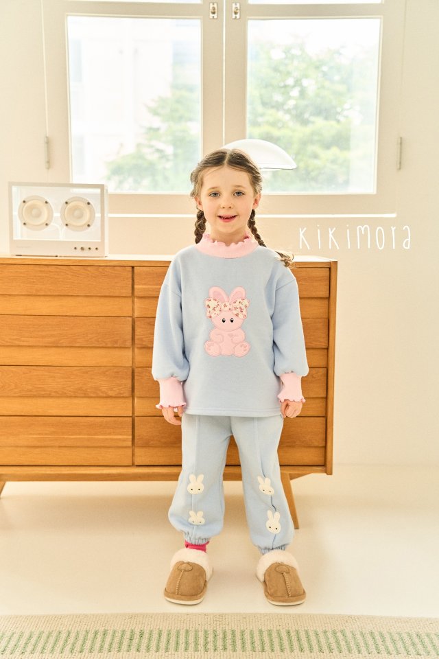 Kikimora - Korean Baby Fashion - #babyoutfit - Fluffy Bunny Jogger Pants - 12