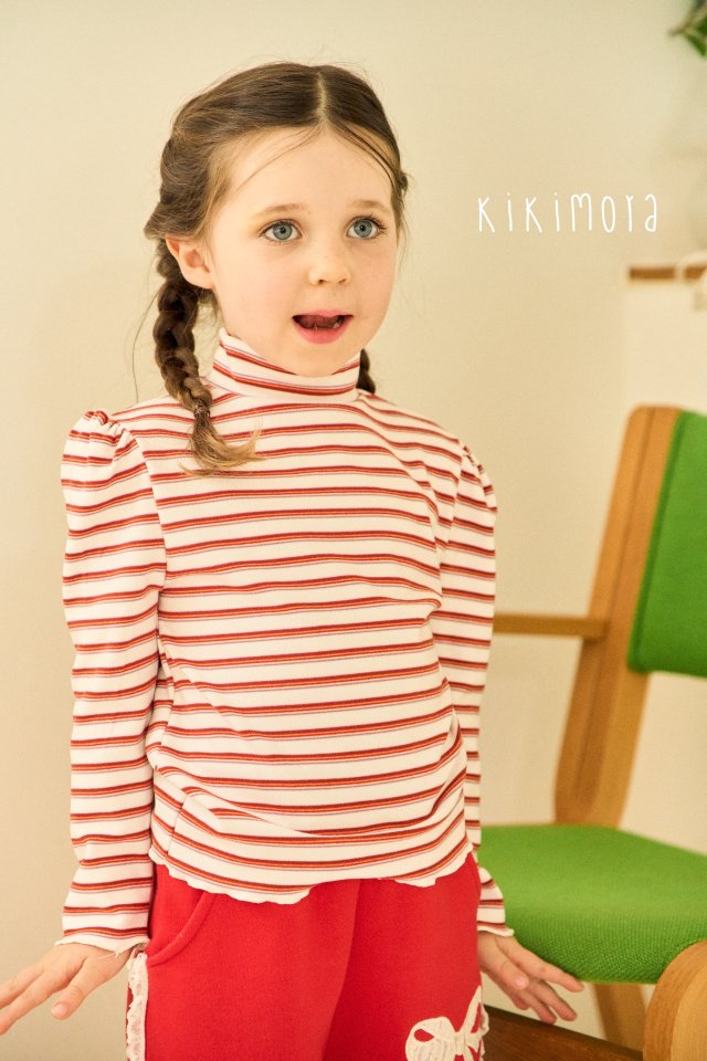 Kikimora - Korean Baby Fashion - #babyoutfit - Candy Pop Turtleneck Tee - 7