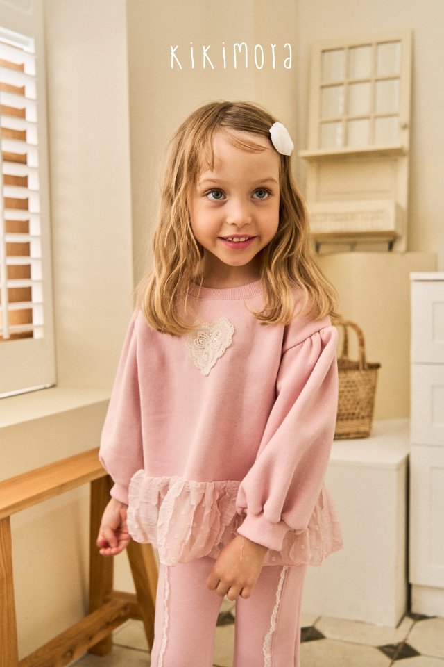 Kikimora - Korean Baby Fashion - #babyoutfit - French Lace Sweatshirt - 5