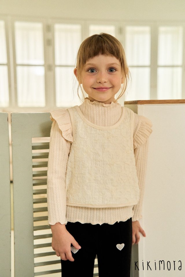 Kikimora - Korean Baby Fashion - #babyoutfit - Lace Vest