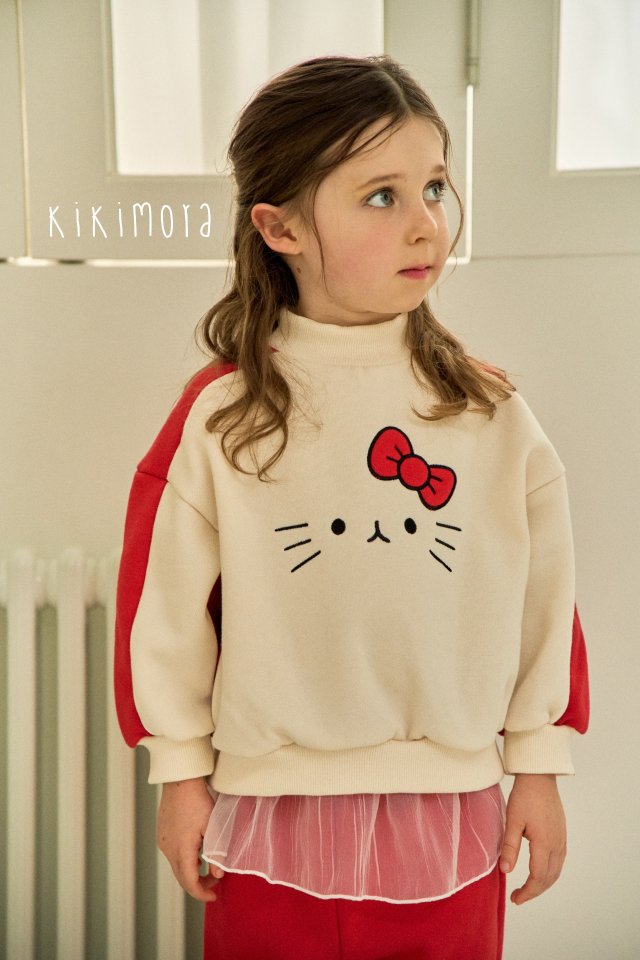 Kikimora - Korean Baby Fashion - #babyoutfit - Hello Cat Sweatshirt - 5