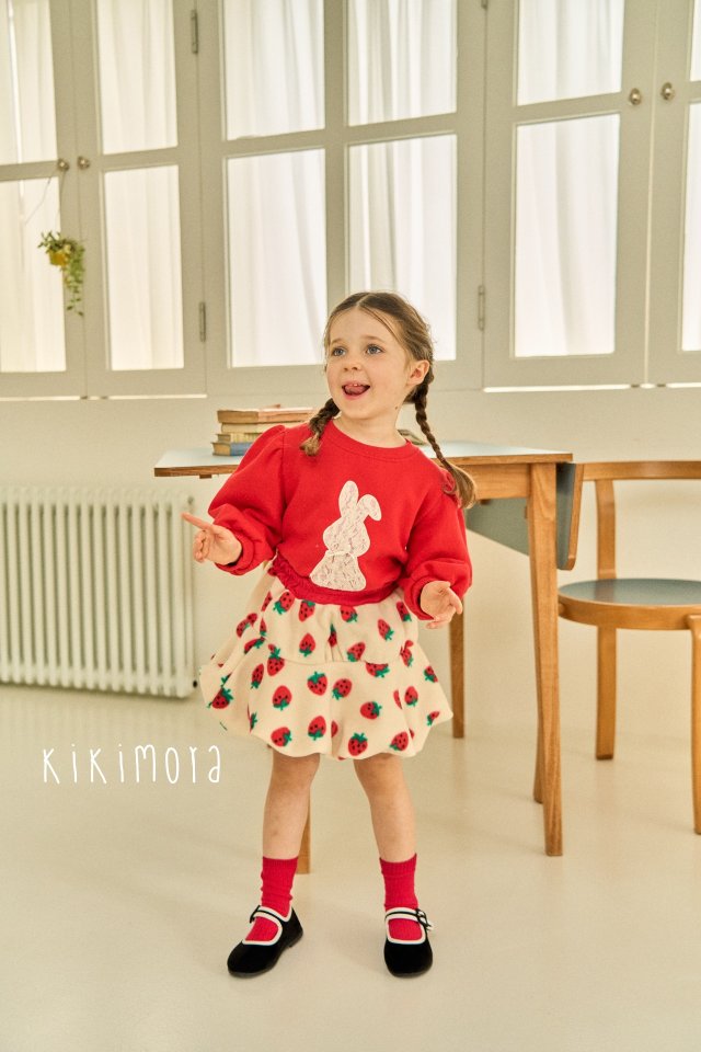 Kikimora - Korean Baby Fashion - #babyoutfit - Strawberry Balloon Skirt