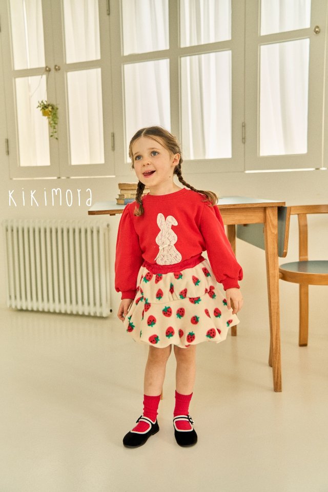 Kikimora - Korean Baby Fashion - #babywear - Strawberry Balloon Skirt - 3