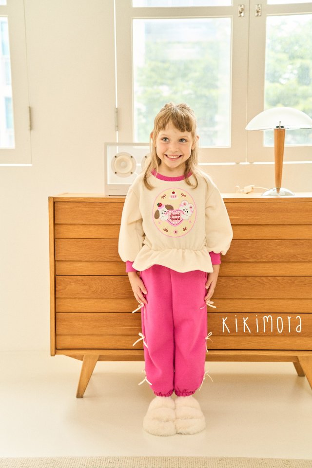 Kikimora - Korean Baby Fashion - #onlinebabyboutique - Cotton Ribbon Jogger Pants - 12