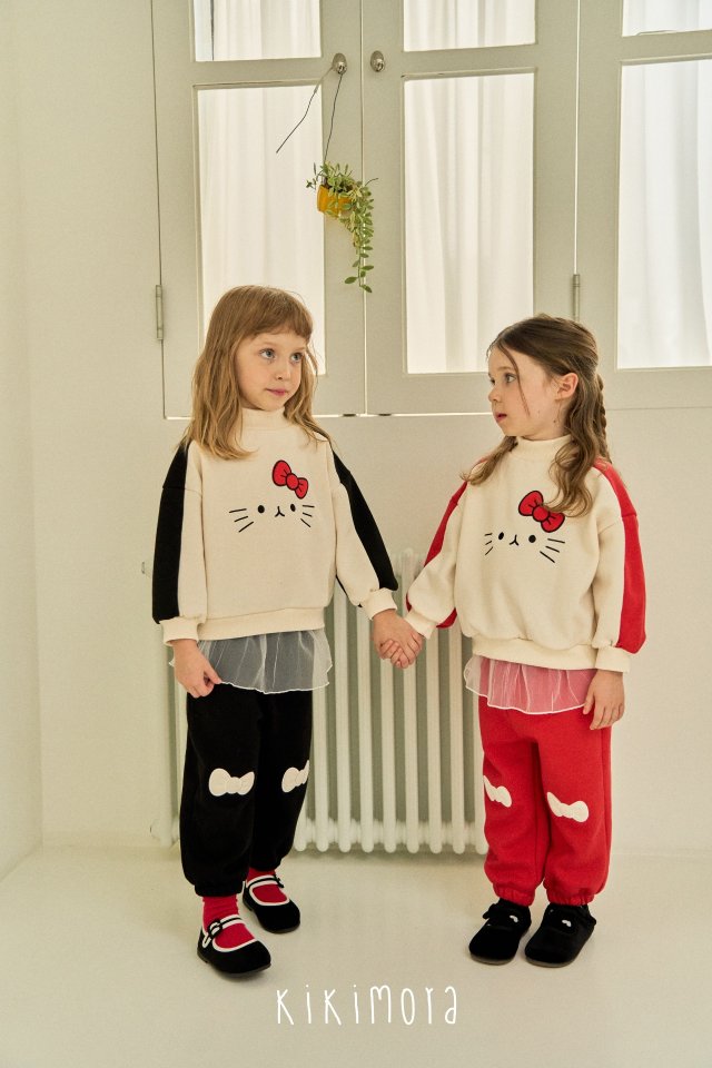 Kikimora - Korean Baby Fashion - #onlinebabyshop - Ruby Ribbon Tulle Jogger Pants - 9