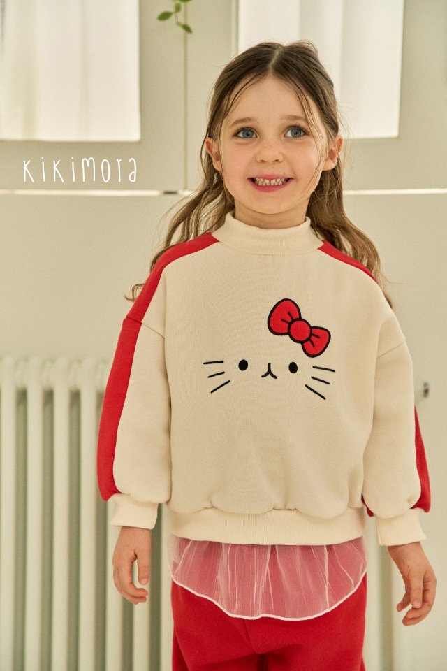 Kikimora - Korean Baby Fashion - #onlinebabyshop - Hello Cat Sweatshirt - 8
