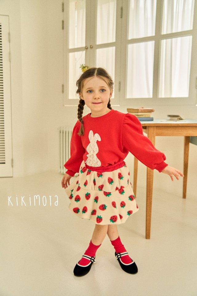 Kikimora - Korean Baby Fashion - #smilingbaby - Strawberry Balloon Skirt - 6