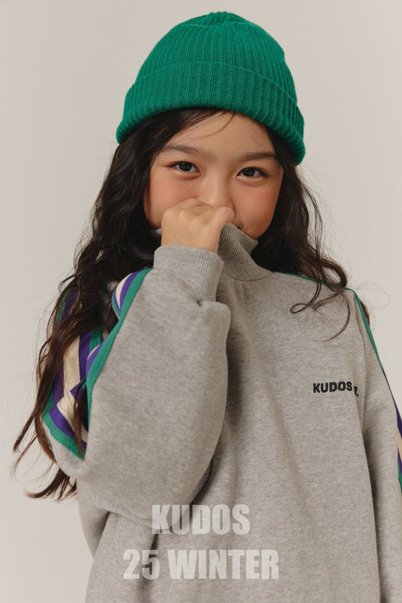 Kudos - Korean Children Fashion - #childofig - Side Tape Mock Neck Sweatshirt - 7