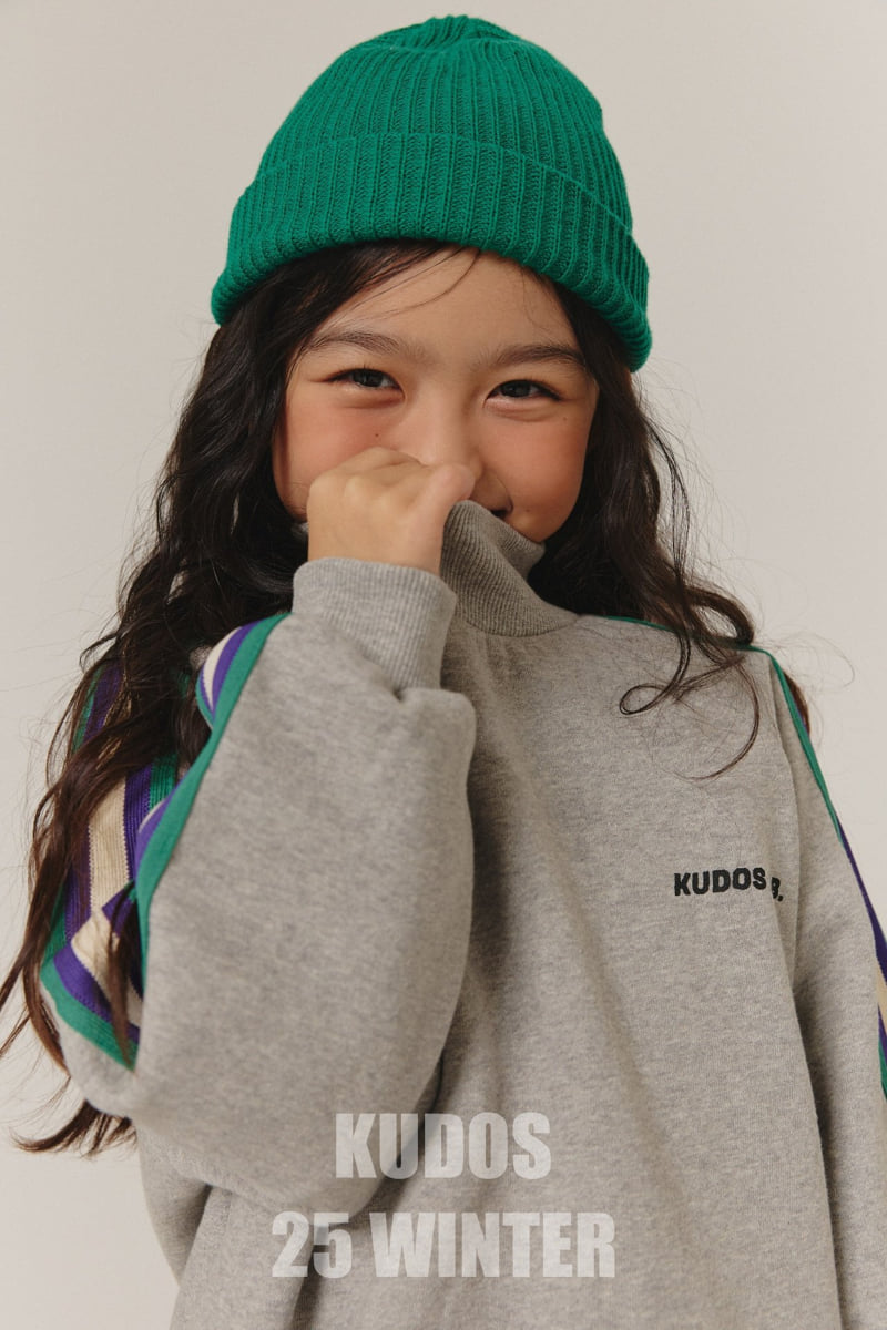 Kudos - Korean Children Fashion - #childrensboutique - Side Tape Mock Neck Sweatshirt - 8