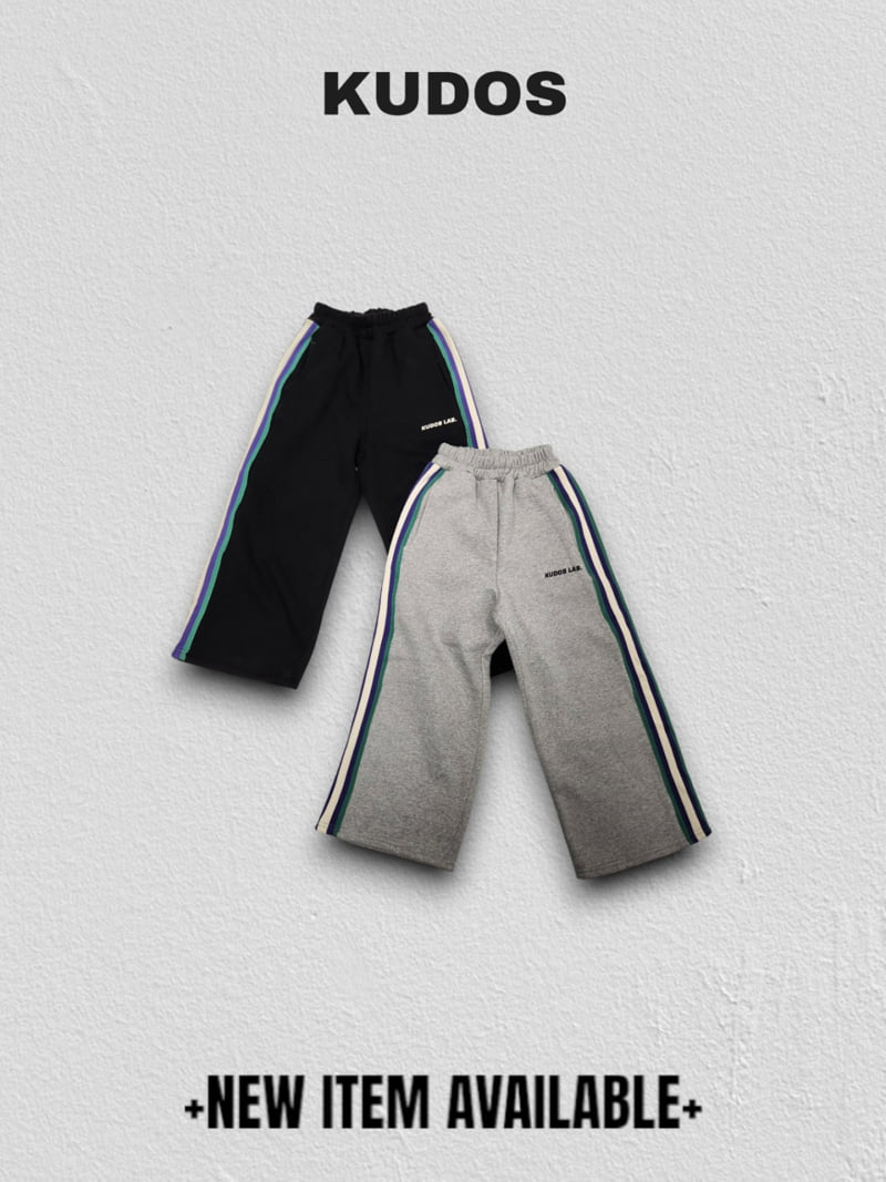 Kudos - Korean Children Fashion - #childrensboutique - Side Tape Training Pants